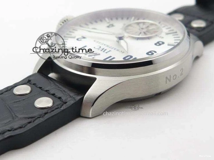 MIROTIME 0115 Big Pilot “Markus Buhler” IW5003 Turbine V6F Best Edition Silver Dial On Leather Strap A Reliable 7315